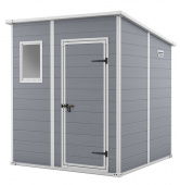 Сарай Манор Пентхаус 6x6 (Manor Pent 6X6), серый, бежевый