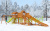 Детская деревянная зимняя горка "IgraGrad Snow Fox 5,9 м + "Панда Фани Грайд" Детская деревянная зимняя горка "IgraGrad Snow Fox 5,9 м + "Панда Фани Грайд"